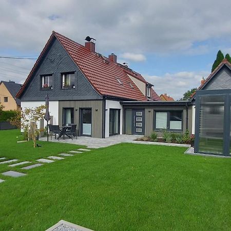 גרוסשונאו Ferienhaus Landbruecke מראה חיצוני תמונה