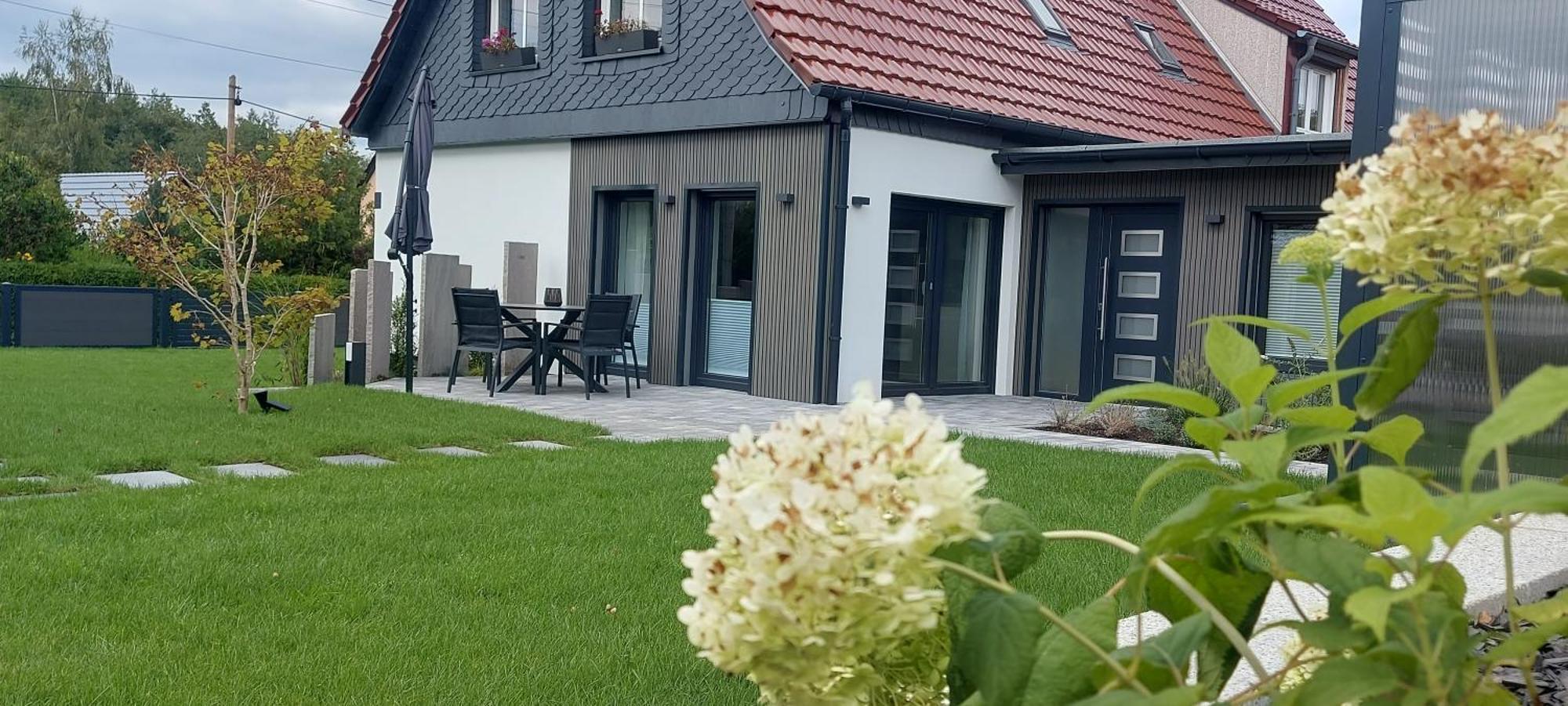 גרוסשונאו Ferienhaus Landbruecke מראה חיצוני תמונה