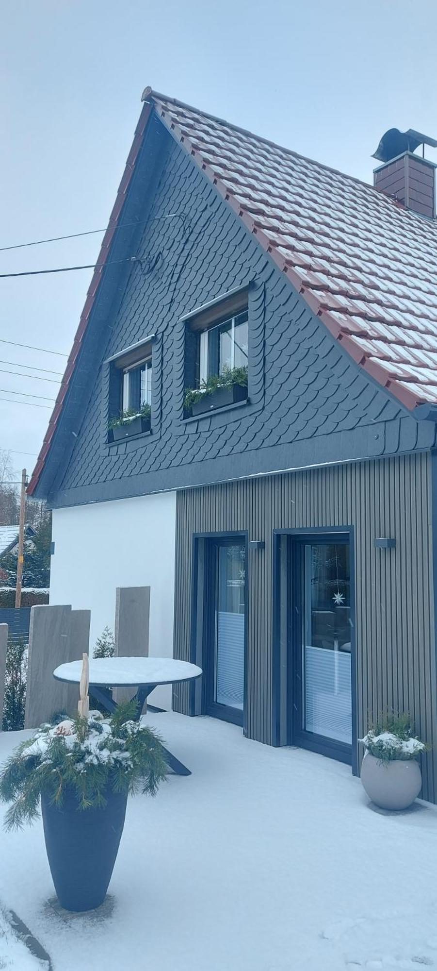 גרוסשונאו Ferienhaus Landbruecke מראה חיצוני תמונה